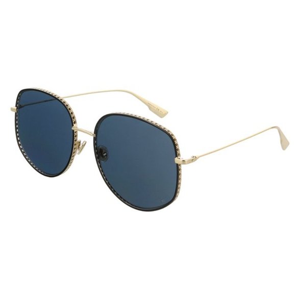 Christian Dior by Dior2 J5G A9 Gold/Blue (J5G/A9) Sunglasses - Picture 4 of 8
